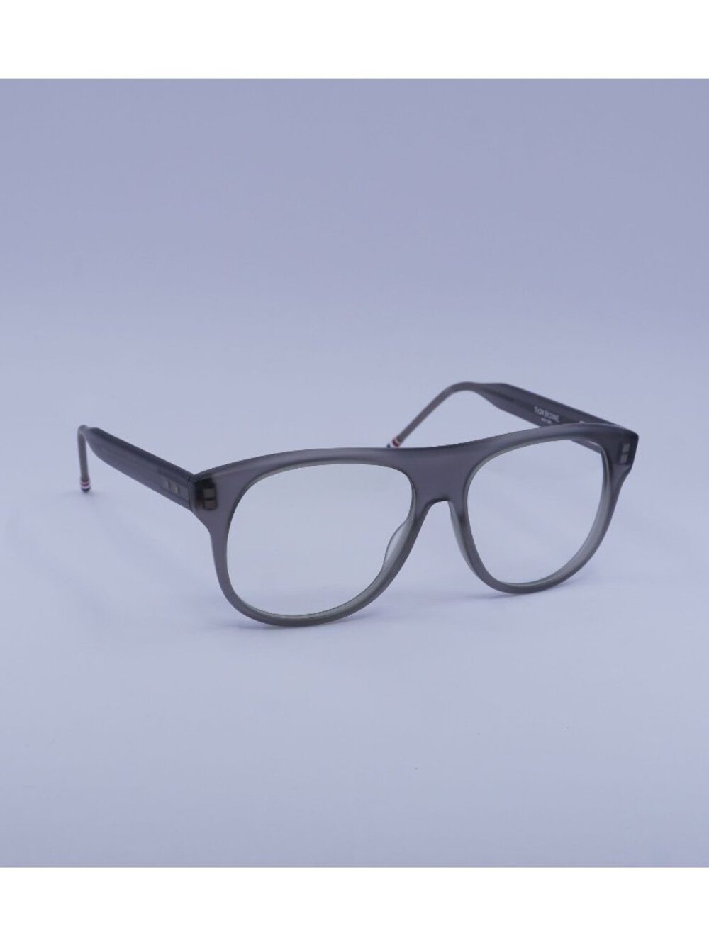Thom Browne TB-008C-55 Eyeglasses Satin Grey 55mm Square Frame